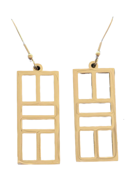 Pickleball Court Dangle Earrings