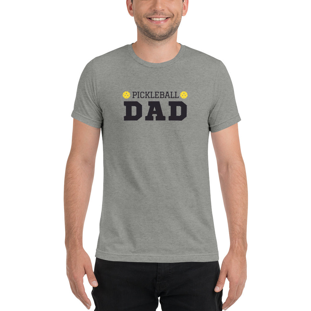 Pickleball Dad short sleeve tri-blend t-shirt