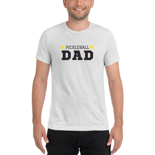 Pickleball Dad short sleeve tri-blend t-shirt