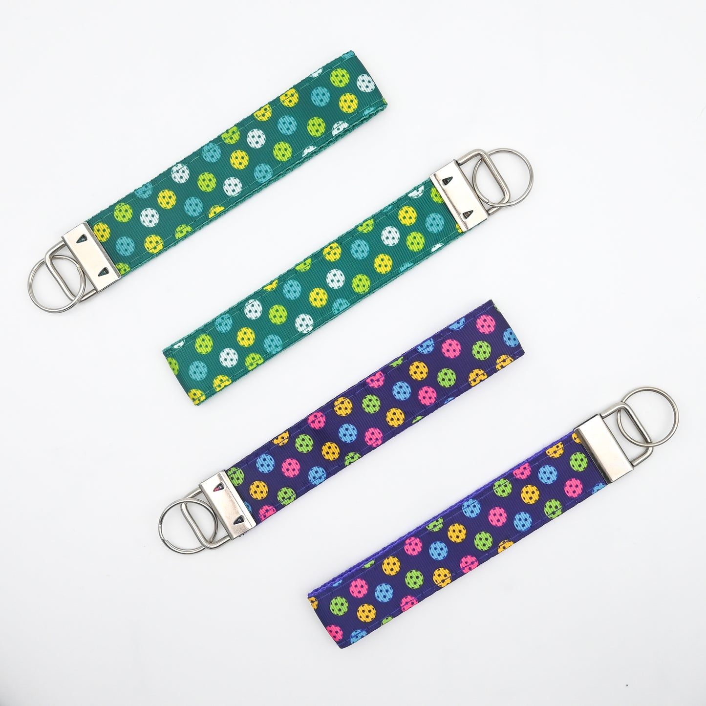 Pickleball Wristlet Lanyard Keychain