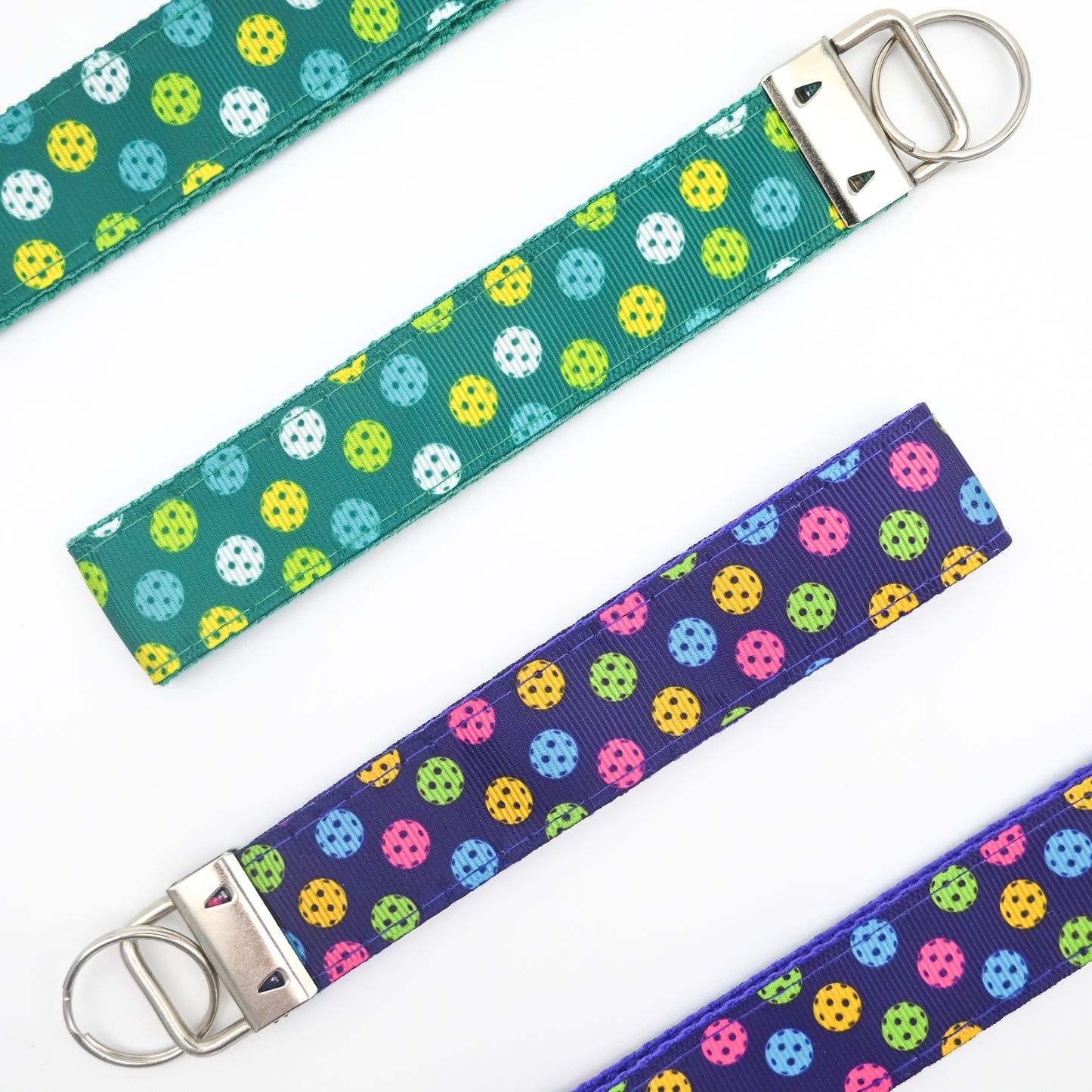 Pickleball Wristlet Lanyard Keychain