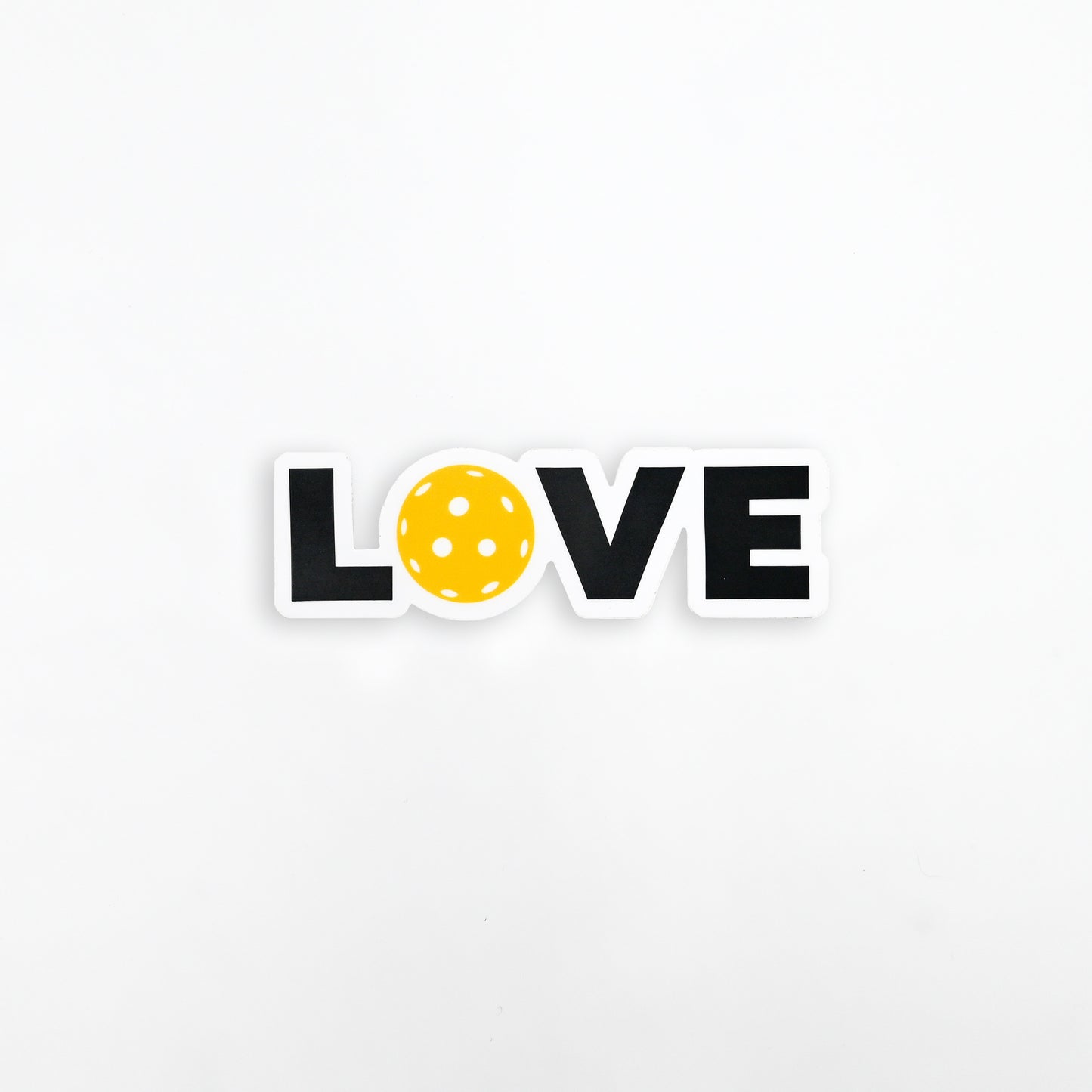 Pickleball "Love" Vinyl Decal